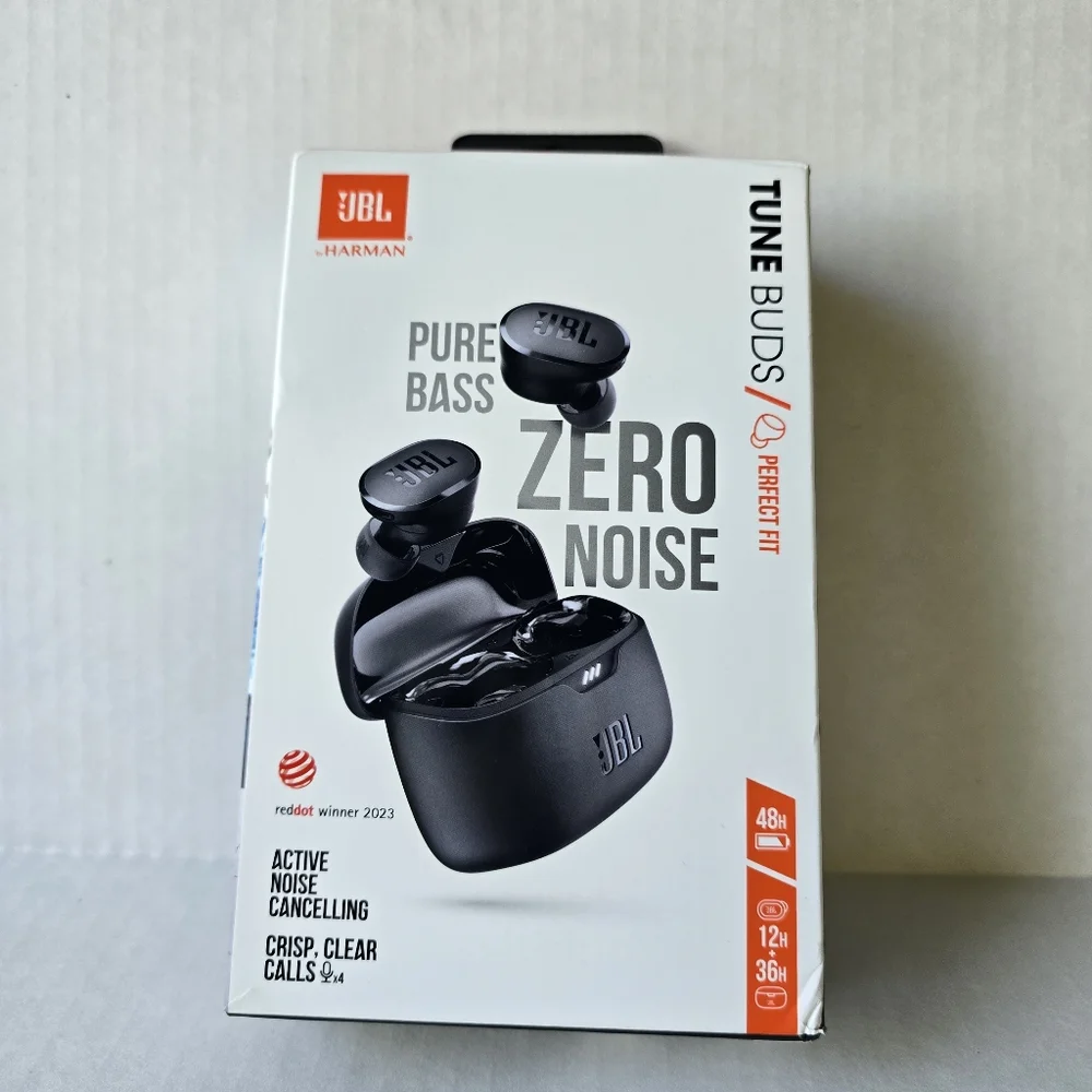 JBL Tune Buds Zero Noise Black Earbuds